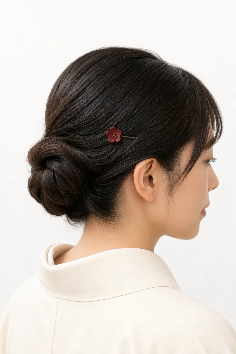紅梅 ヘアピン